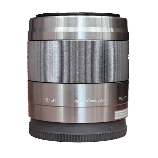 Sony E 50mm f/1.8 OSS Lens (Silver)