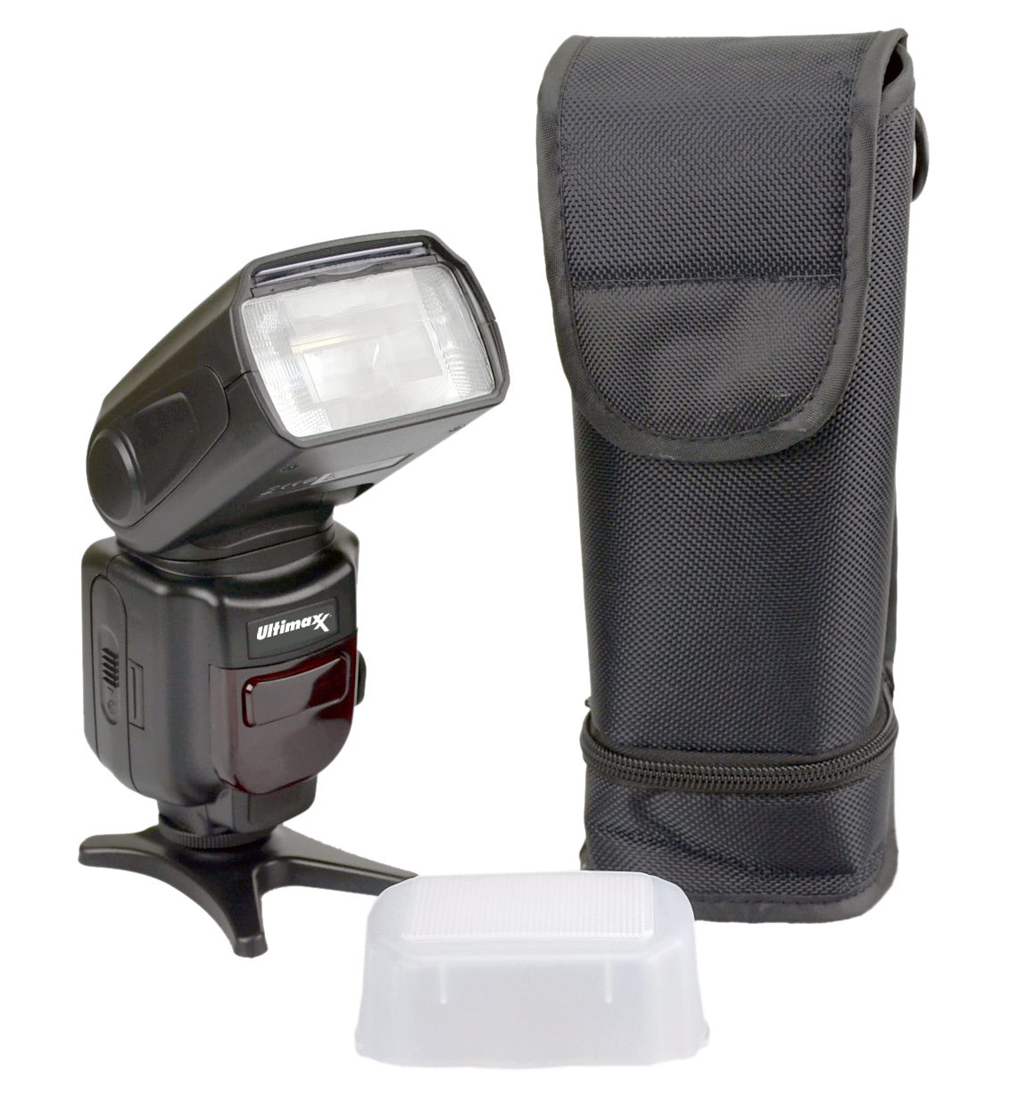 ULTIMAXX TTL DEDICATED FLASH WITH LCD & CASE FOR CANON