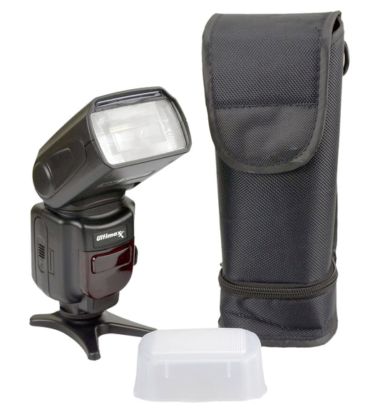 ULTIMAXX TTL DEDICATED FLASH WITH LCD & CASE FOR NIKON
