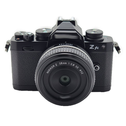 Nikon Zfc Mirrorless Camera (Black) with NIKKOR Z 28mm f/2.8 (SE) Lens