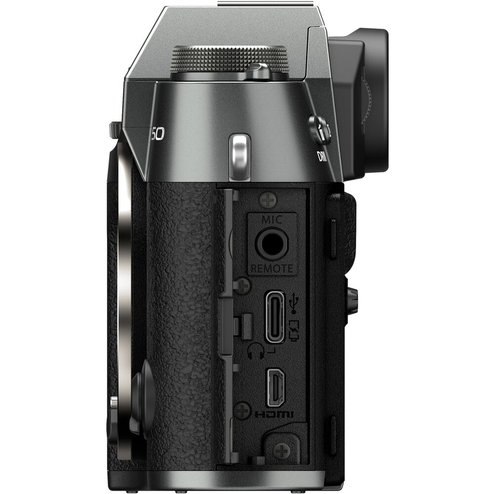 FUJIFILM X-T50 Mirrorless Camera (Body, Charcoal Silver)