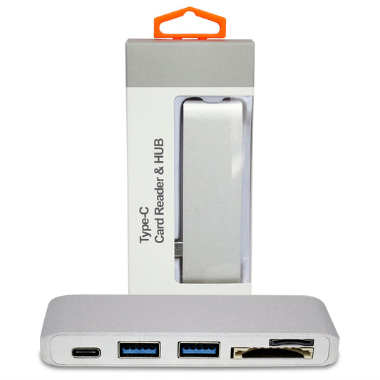 ULTIMAXX USB 3.0 TYPE-C HUB-SIL