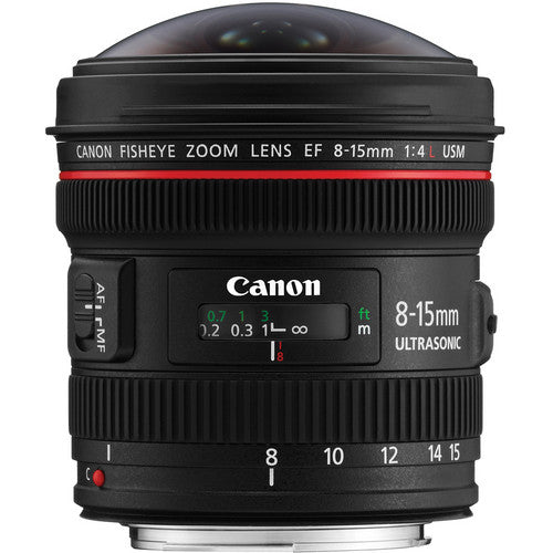 Canon EF 8-15mm f/4L Fisheye USM Ultra-Wide Zoom Lens