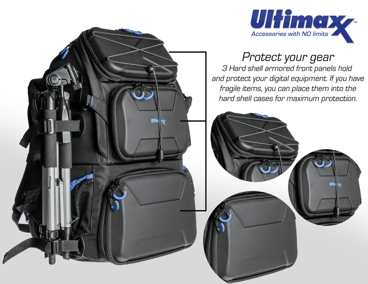 ULTIMAXX Professional Deluxe Camera Backpack
