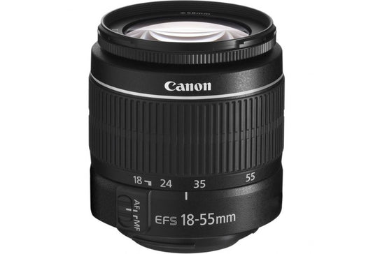 Canon EF-S 18-55mm f/3.5-5.6 DC III Camera Lens (NO IS) (White Box)
