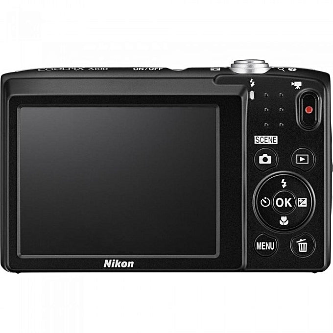 Nikon COOLPIX A100 20.1 MP Point & Shoot Digital Camera, Black