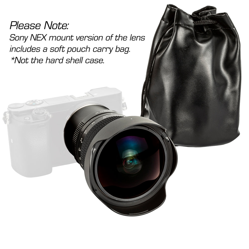 Ultimaxx 7mm f/3.0 Aspherical Fish Eye Lens for Sony E-Mount Cameras