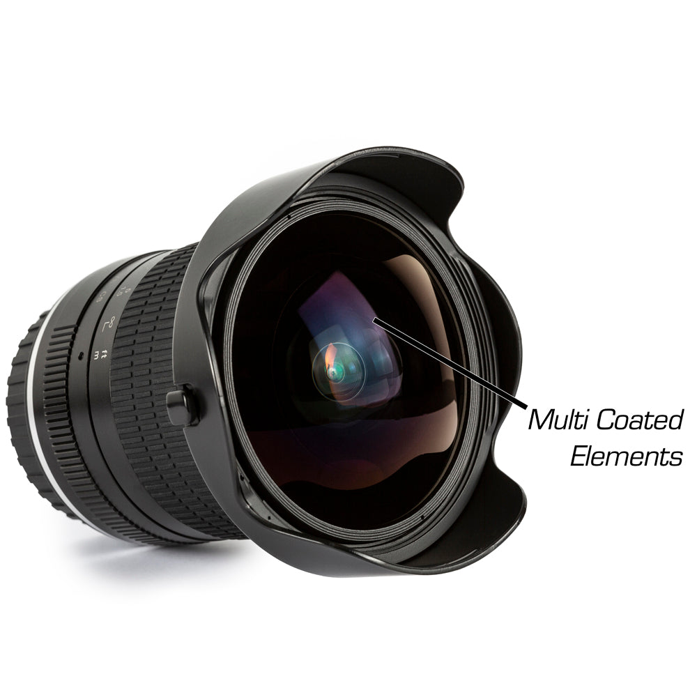 Ultimaxx 7mm f/3.0 Aspherical Fish Eye Lens for Sony E-Mount Cameras