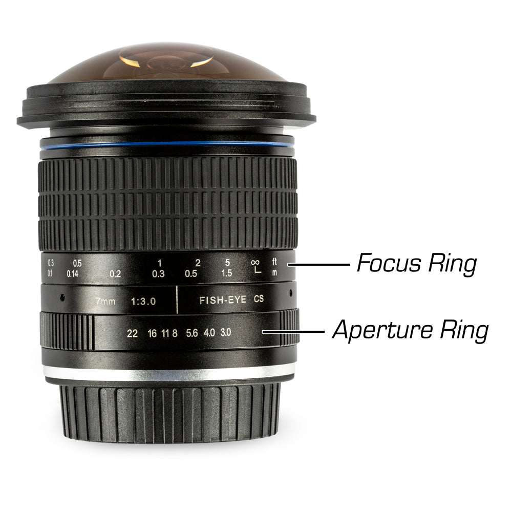 Ultimaxx 7mm f/3.0 Aspherical Fish Eye Lens for Sony E-Mount Cameras