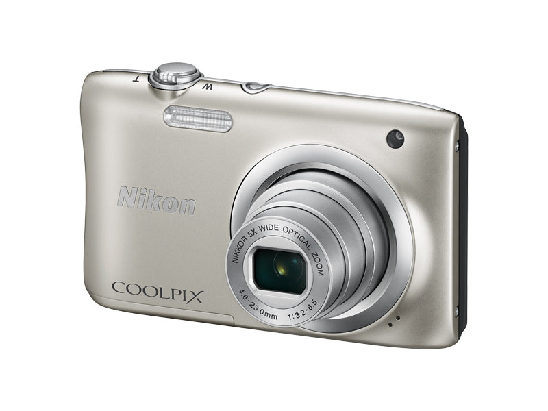 Nikon COOLPIX A100 20.1 MP Point & Shoot Digital Camera, Silver