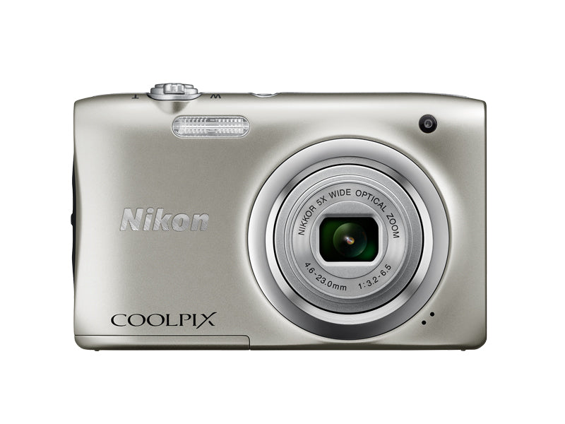 Nikon COOLPIX A100 20.1 MP Point & Shoot Digital Camera, Silver