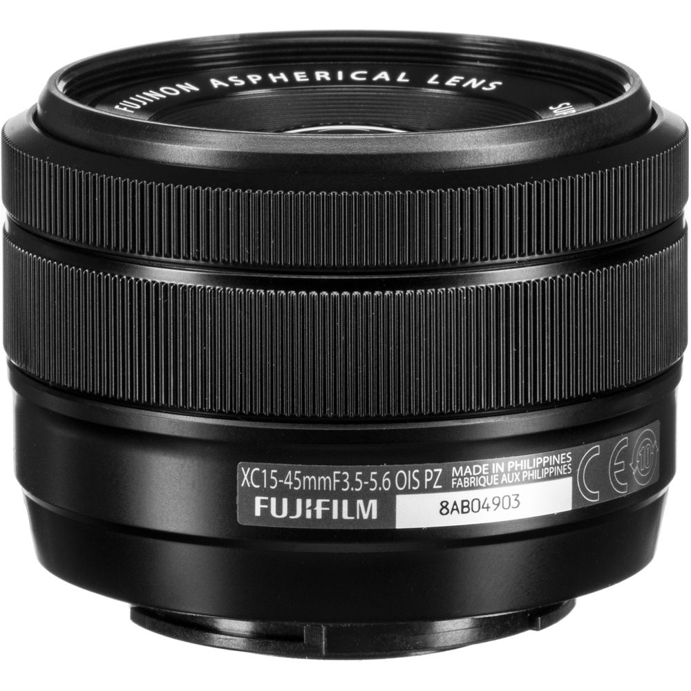 Fujifilm XC 15-45mm f/3.5-5.6 OIS PZ Lens (Black) - White Box