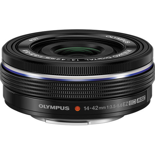 Olympus M.Zuiko Digital ED 14-42mm f/3.5-5.6 EZ Lens (Black) - White Box