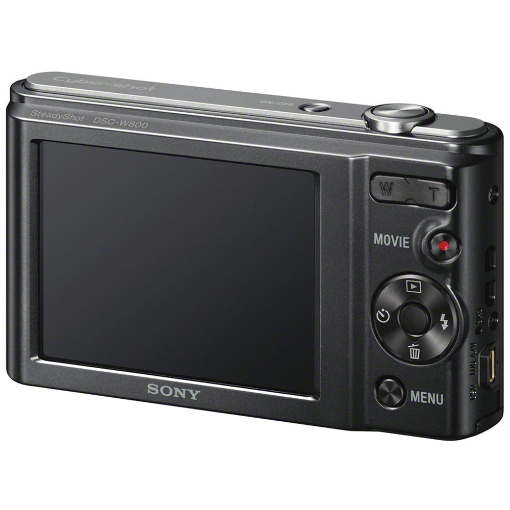 Sony Cyber-shot DSC-W800 Digital Camera (Black)
