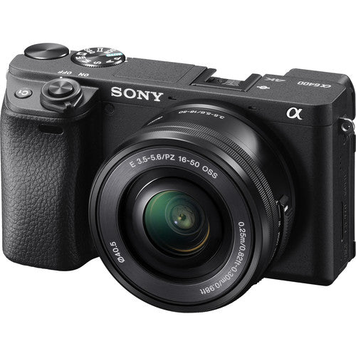 Sony Alpha a6400 Mirrorless Digital Camera with 16-50mm Lens (Black)