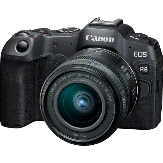 Canon EOS R8 Mirrorless Camera w/ RF 24-50mm f/4.5-6.3 IS STM Lens
