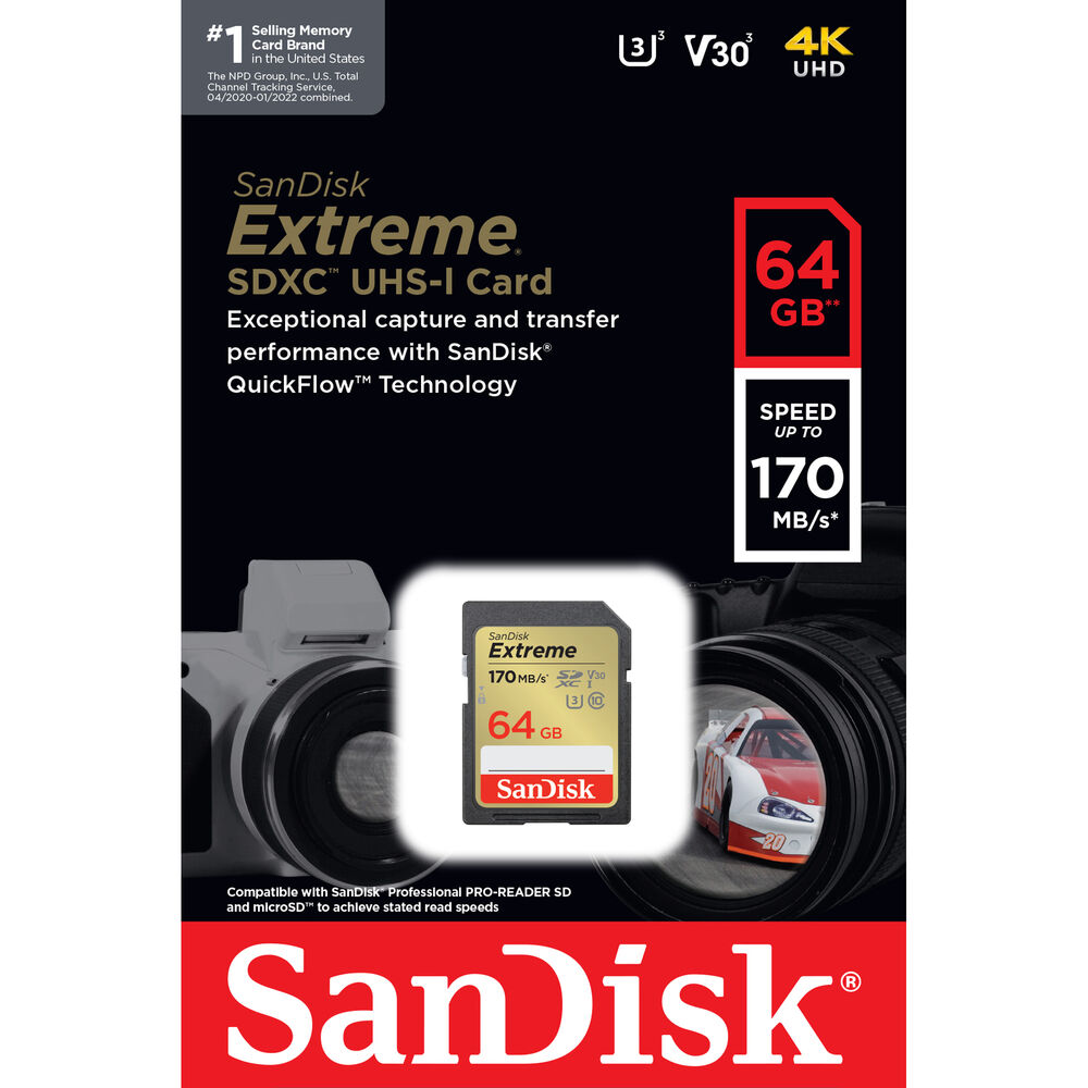 SanDisk 64GB Extreme 170MB/s