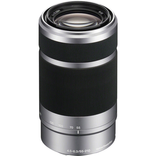 Sony E 55-210mm f/4.5-6.3 OSS Lens (Silver) (White Box)