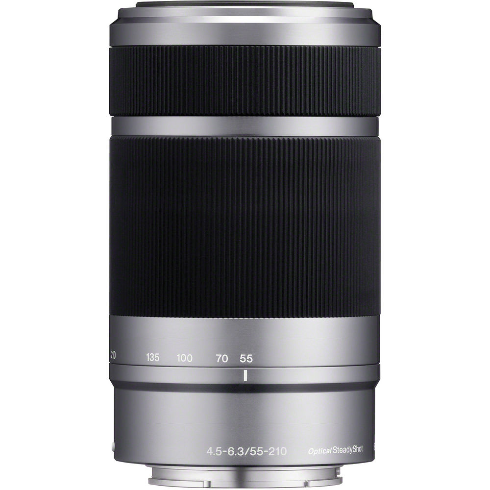 Sony E 55-210mm f/4.5-6.3 OSS Lens (Silver) (White Box)