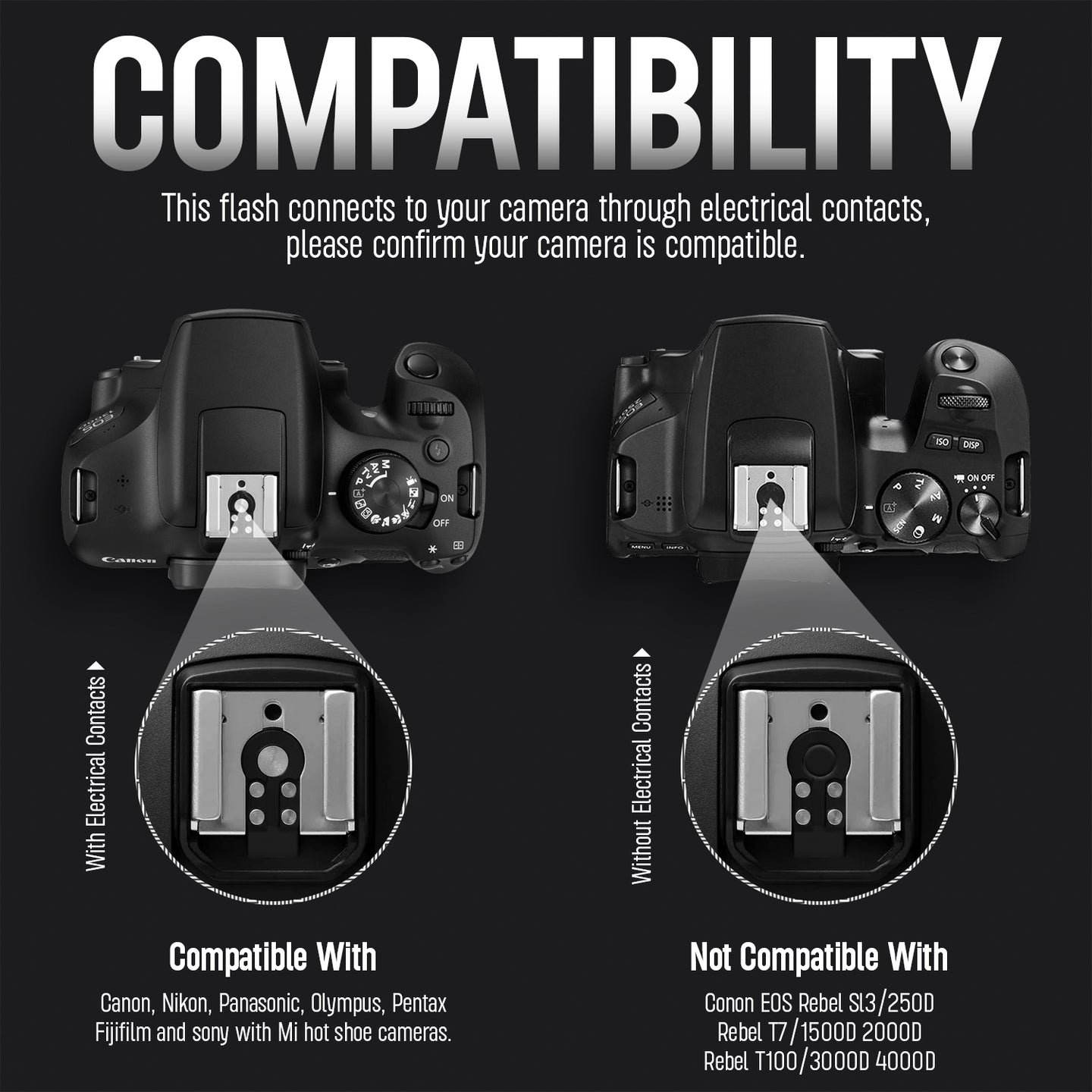 Ultimaxx Auto Flash w/ LCD Display, Slave Mode, Carry Pouch