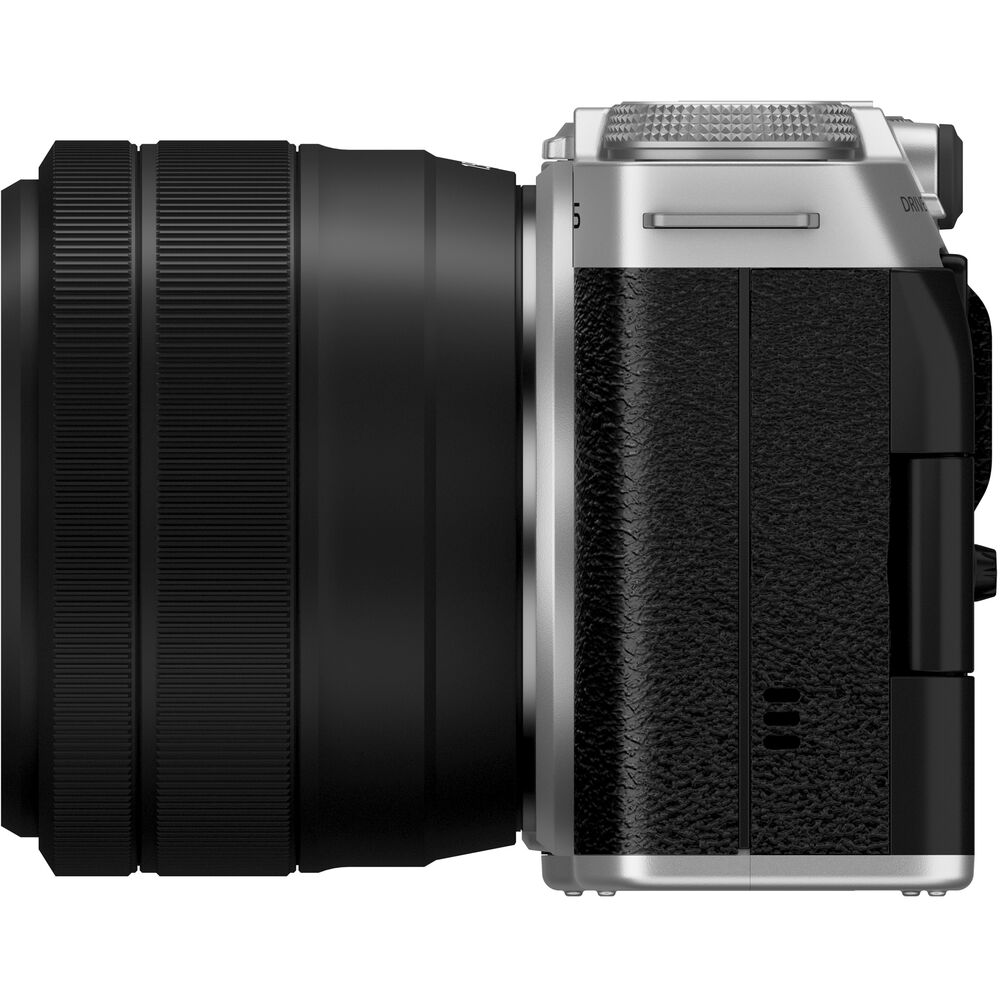 FUJIFILM X-M5 Mirrorless Camera with XC 15-45mm f/3.5-5.6 OIS PZ Lens (Silver)