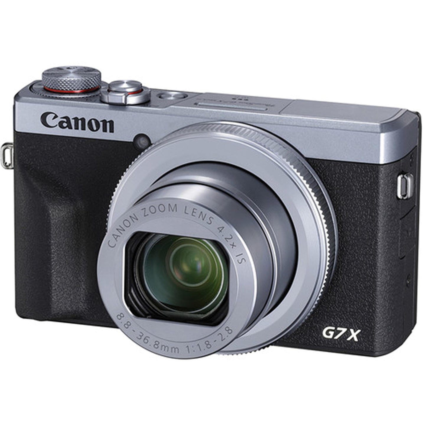 Canon PowerShot G7 X Mark III Silver Creator Bundle with LED Light & Accessories