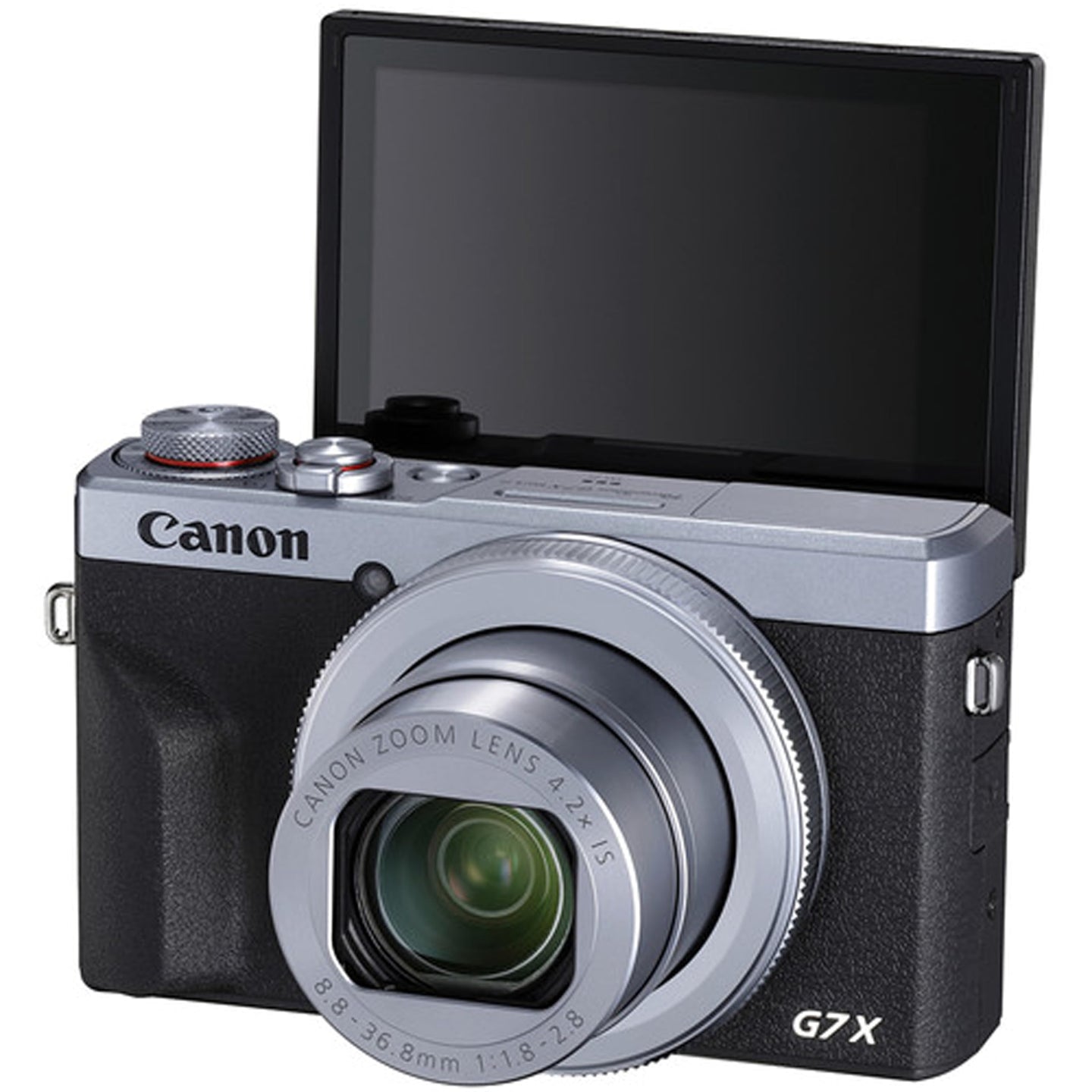Canon PowerShot G7 X Mark III Silver Creator Bundle with LED Light & Accessories