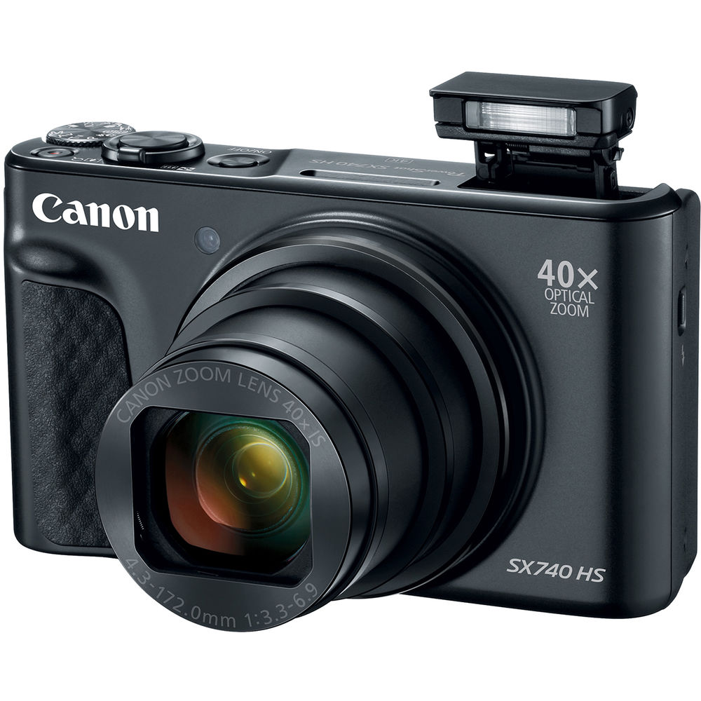 Canon PowerShot SX740 HS (Black) OPEN BOX