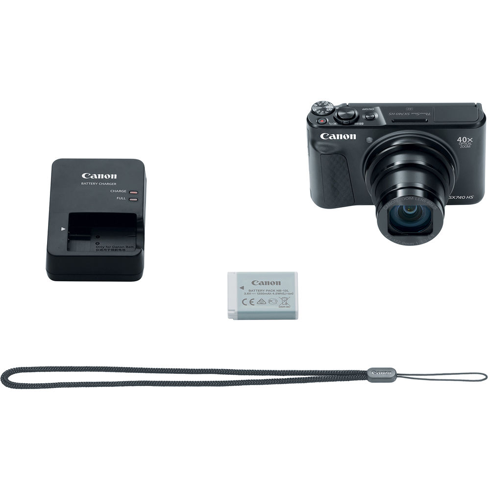 Canon PowerShot SX740 HS (Black) OPEN BOX