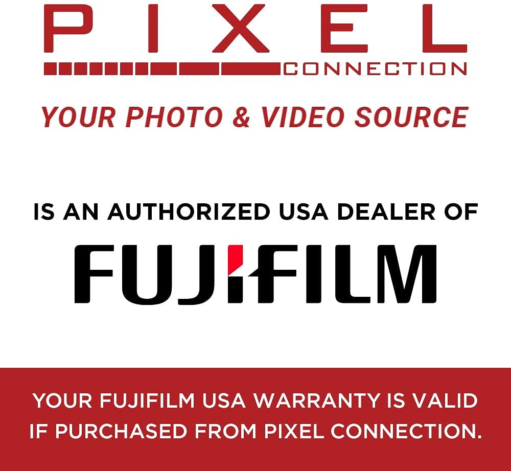 Fujifilm X-M5 Mirrorless Camera with XC 15-45mm f/3.5-5.6 Lens (Black) Bundle with Flexible Tripod, 64GB SD Card & Additional Accessories