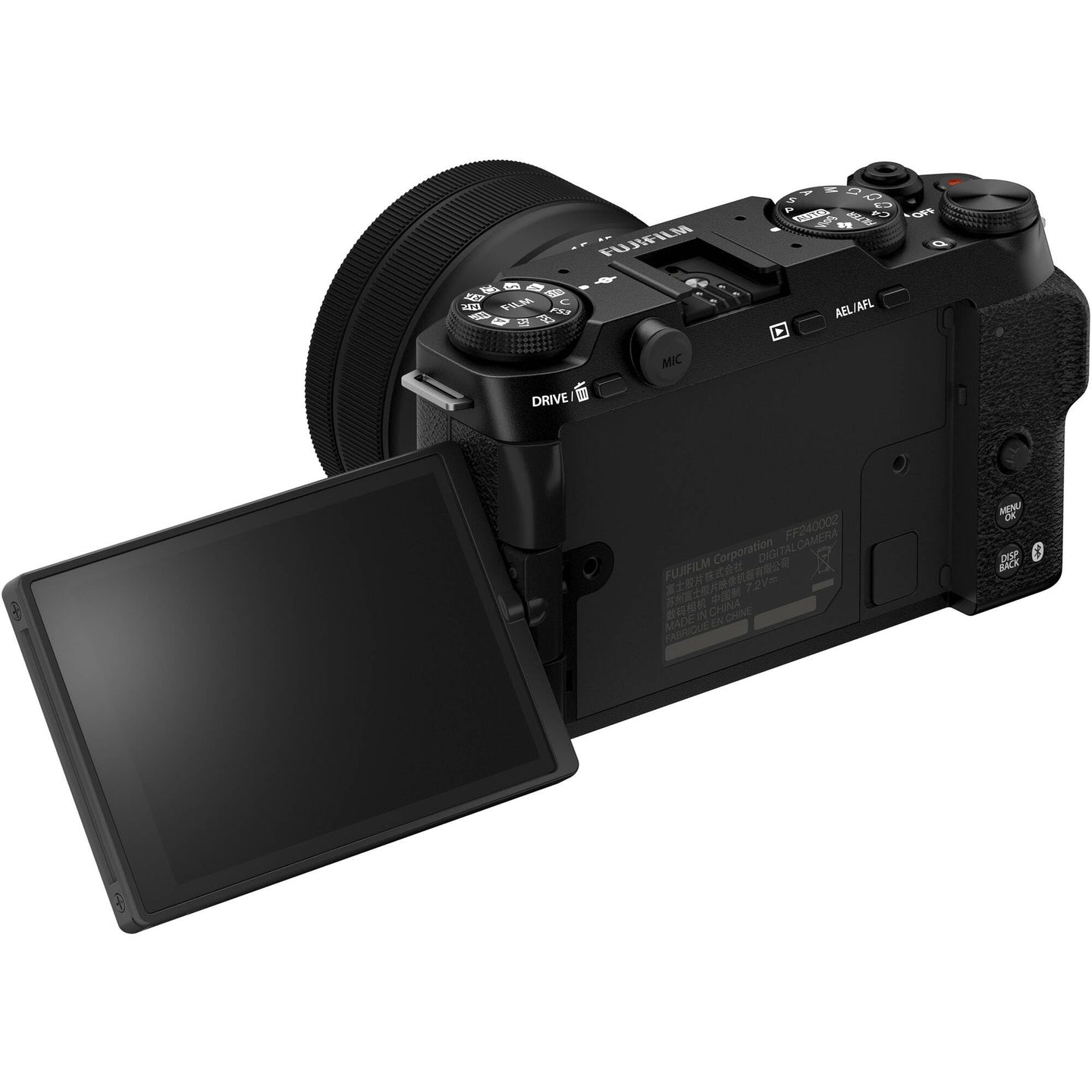 Fujifilm X-M5 Mirrorless Camera with XC 15-45mm f/3.5-5.6 Lens (Black) Bundle with Flexible Tripod, 64GB SD Card & Additional Accessories