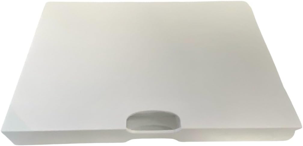 Lucite Acrylic Backgammon Set 18" Large Premium Board and Pieces (White/Aqua)