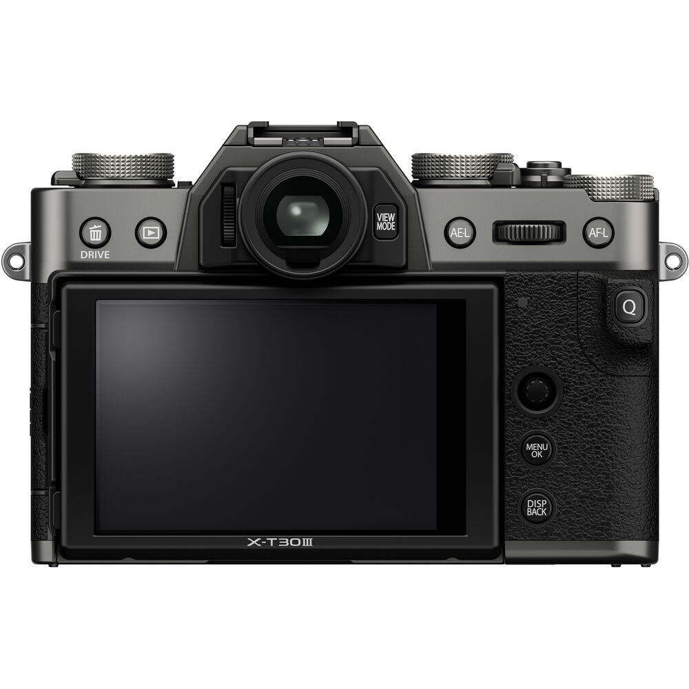 FUJIFILM X-T30 III Mirrorless Camera with 13-33mm f/3.5-6.3 Lens (Charcoal Silver)