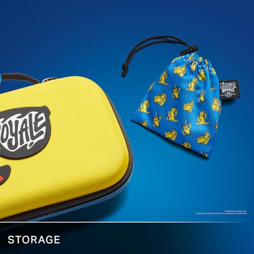 PowerA Wired Earbuds for Nintendo Switch – Fortnite Peely, 3.5 mm, Wired, Officially Licensed, Bonus Virtual Item and Matching Peely Drawstring Bag Included