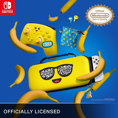 PowerA Protection Case for Nintendo Switch - OLED Model, Nintendo Switch, Nintendo Switch Lite - Fortnite Peely, Officially licensed, Bonus Virtual Item Included.