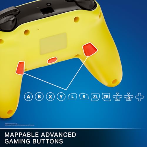 PowerA Enhanced Wireless Controller for Nintendo Switch/Switch 2 / Switch Lite/OLED Model - Peely - Gamepad, game controller, Officially Licensed