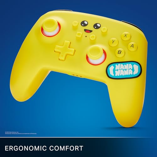 PowerA Enhanced Wireless Controller for Nintendo Switch/Switch 2 / Switch Lite/OLED Model - Peely - Gamepad, game controller, Officially Licensed