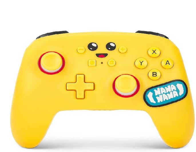 Fumfie PowerA Fortnite Peely Pack for Nintendo Switch, Enhanced Wireless Controller with Mappable Buttons, Protection Case, Earbuds, Officially Licensed Bundle