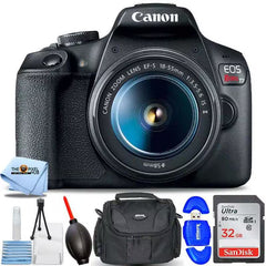 Canon EOS Rebel T7 DSLR Camera with EF-S 18-55mm Lens - Essential 32GB Bundle