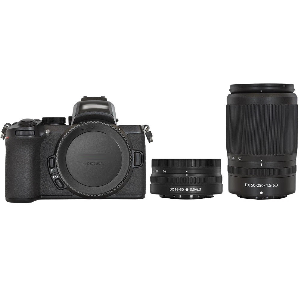Nikon Z50 II Mirrorless Camera with 16-50mm & 50-250mm Lenses PPCKIT Bundle 1