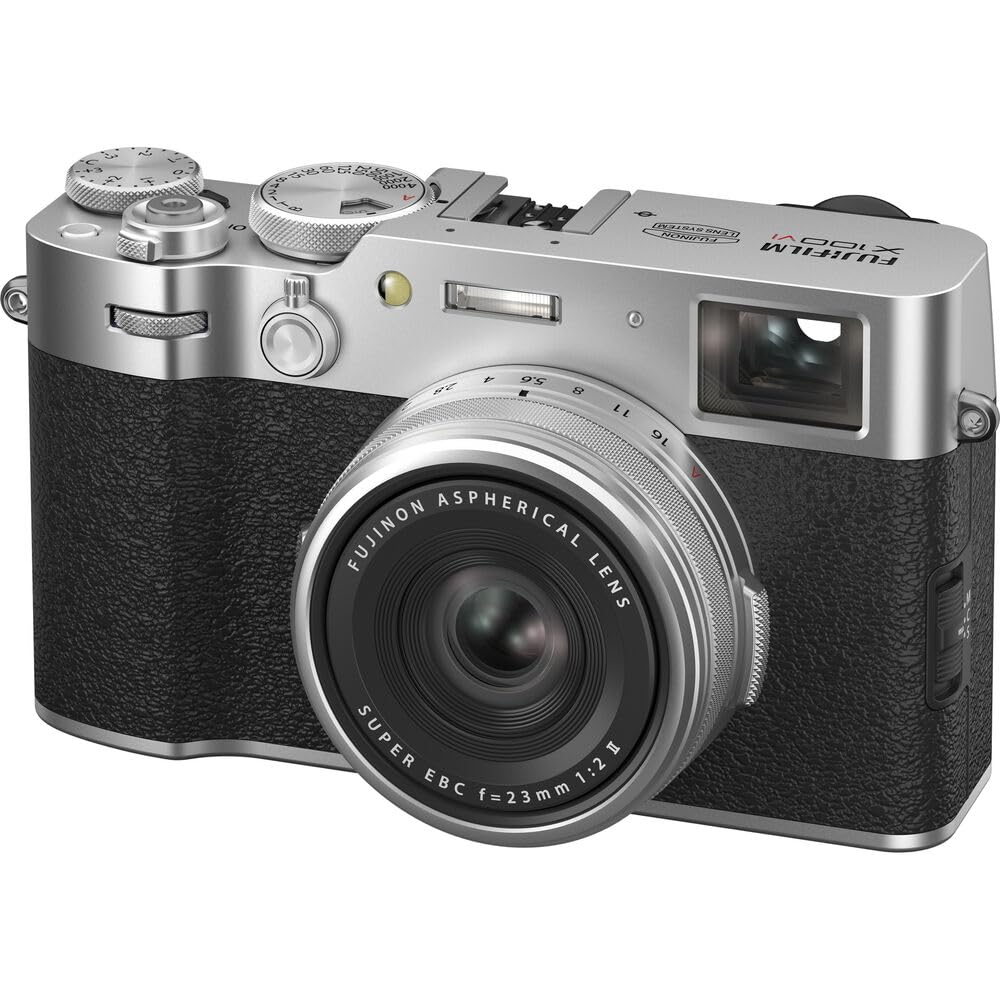 FUJIFILM X100VI Digital Camera (Silver) Bundle 1