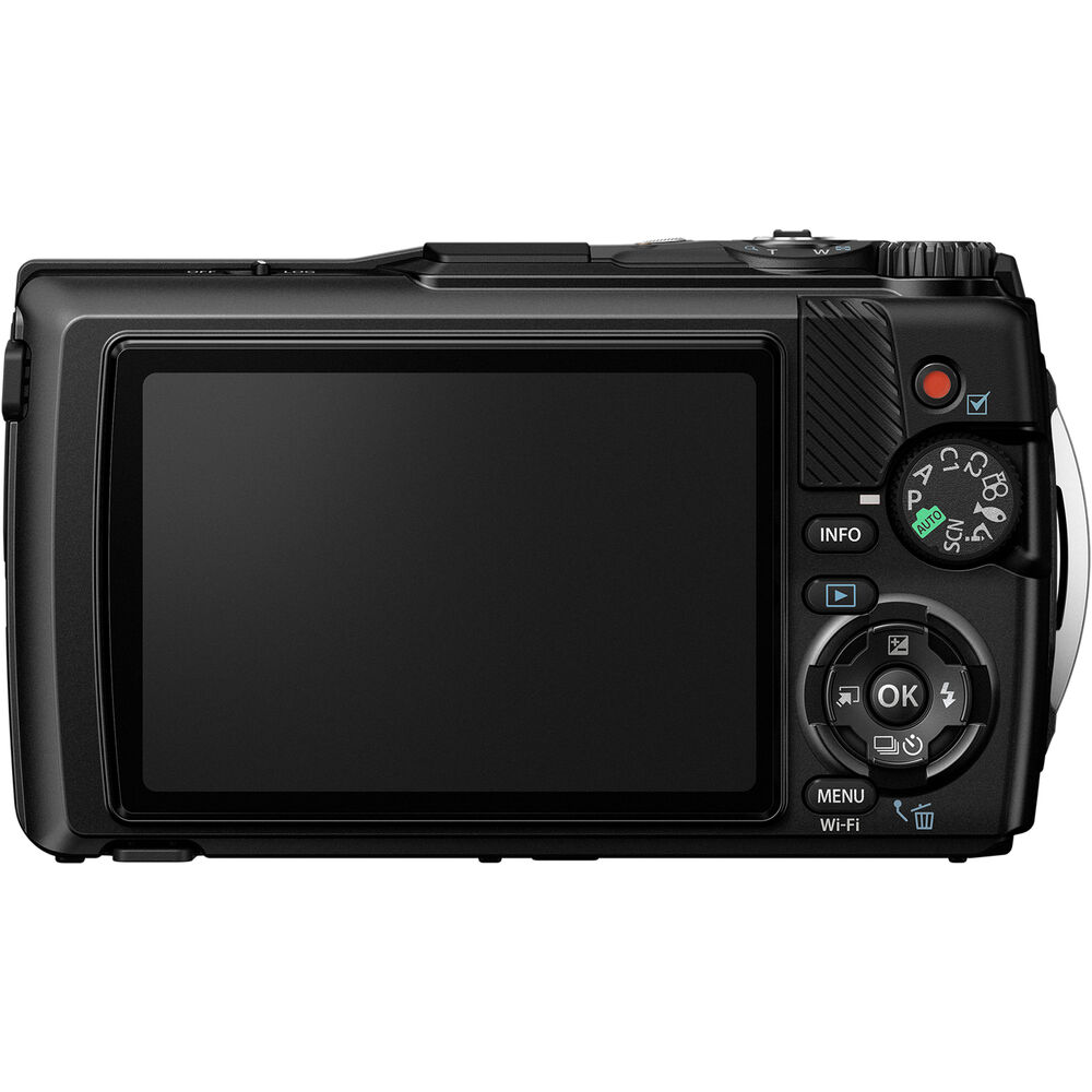OM SYSTEM Tough TG-7 Digital Camera (Black) Bundle 1