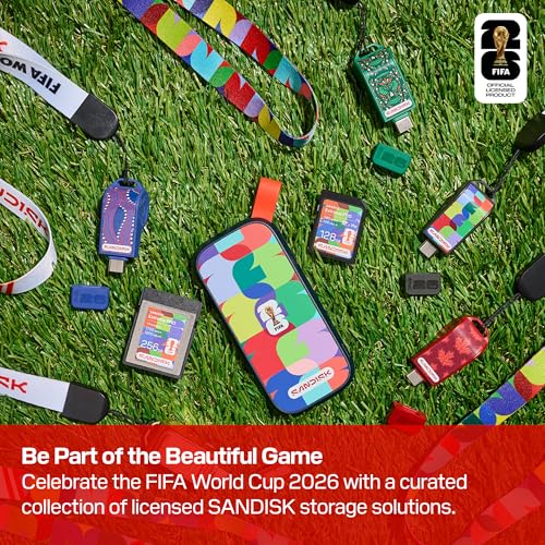 Sandisk 1TB Portable SSD, FIFA World Cup 2026 Edition - Black