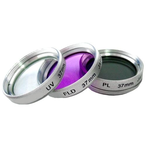 Pro series Multi Coated HD 3 Pc. Digital Filter Set 37mm (UV, CPL, FLD)