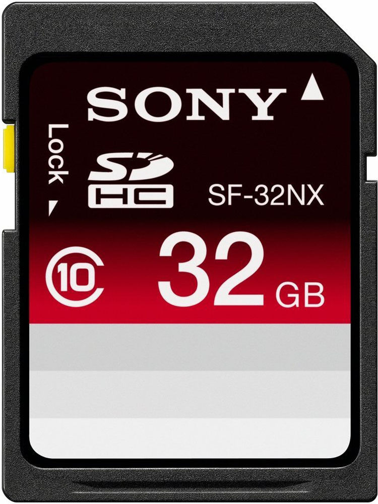 Sony Media 32 GB SDHC Flash Memory Card (SF32NX/TQ2)