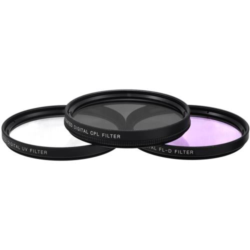 Pro series Multi Coated HD 3 Pc. Digital Filter Set 72mm (UV, CPL, FLD)
