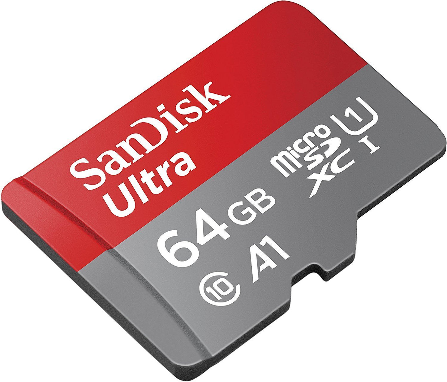 Sandisk Ultra 64GB Micro SDXC UHS-I Card with Adapter - 100MB/s U1 A1 - SDSQUAR-064G-GN6MA