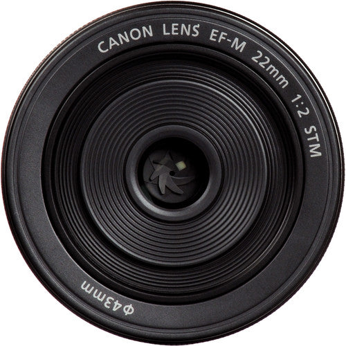 Canon EF-M 22mm f/2 STM Lens (Black)