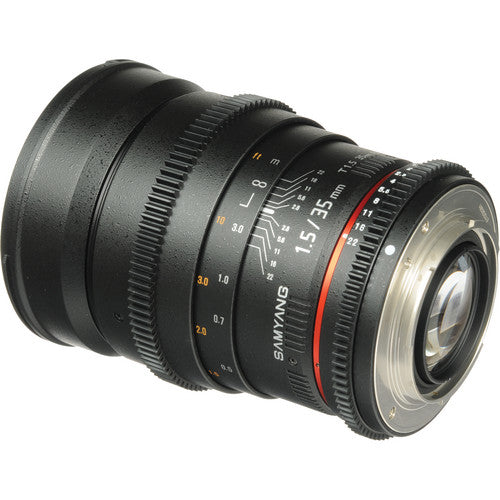 Samyang Cine SYCV35-NEX 35mm T1.5 Aspherical Wide Angle Cine Lens for Sony NEX VDSLR