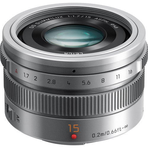 Panasonic LUMIX G Leica DG Summilux 15mm f/1.7 ASPH. (Silver)